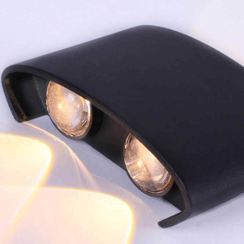 Multi Lights Wall Mount Light LED Wall Light with Metal Shade for Outdoor