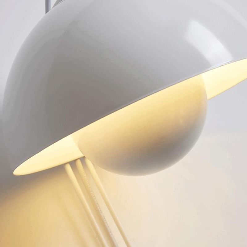 Modern Wall Sconce Circular Shape Wall Light with Metal Shade for Bedroom