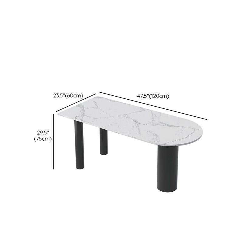 Modern Style Dining Table Stone 3 Legs Table for Dining Room