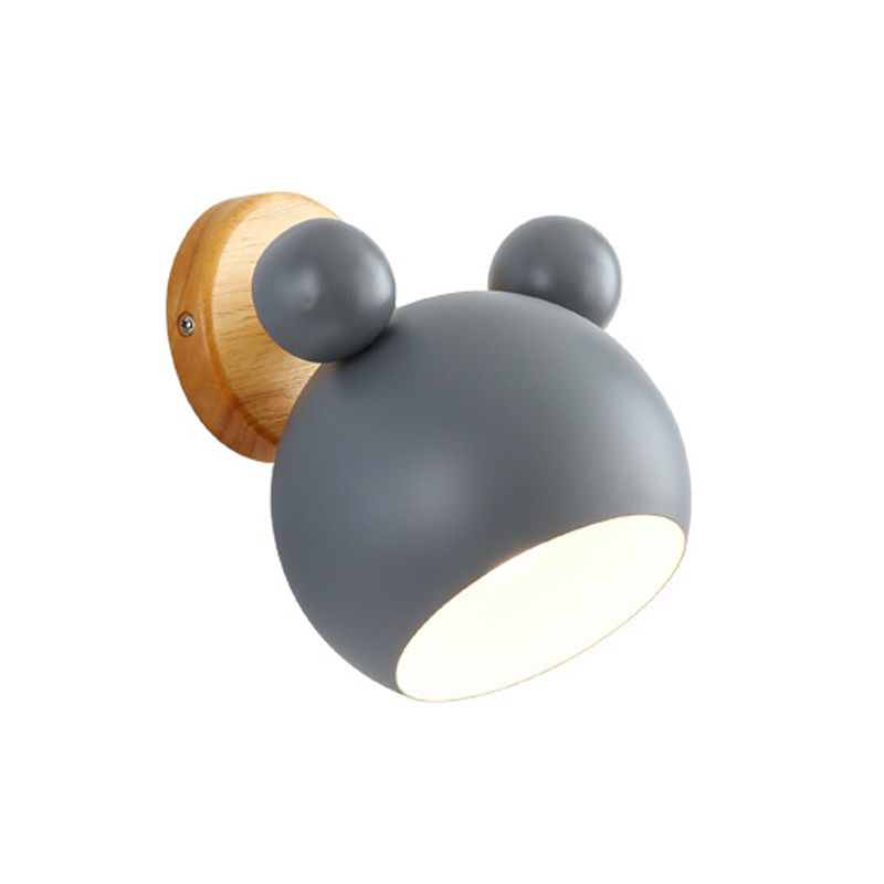 Iluminación geométrica de pared de pared estilo moderno metal 1 luz de pared de pared ligera