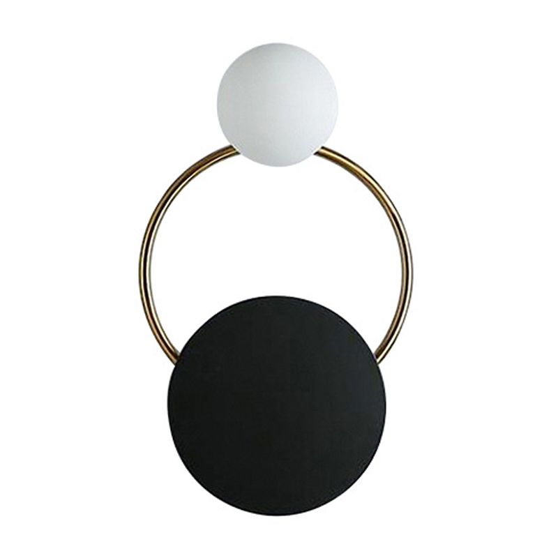 Modern Unique Shape Wall Lighting Fixtures Metal Flush Mount Wall Sconce for Dining Room