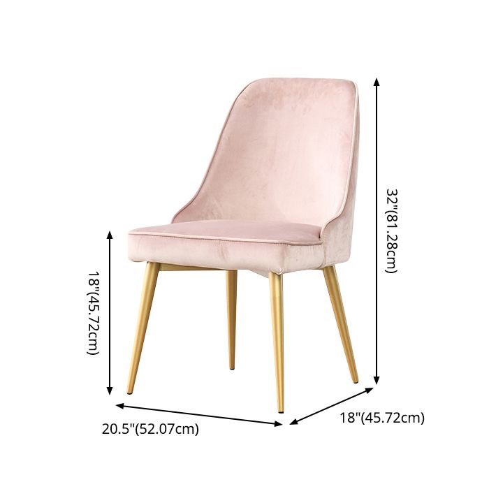 Scandinavian Faux Marble Top Dining Room Set with Rectangle Table and 4 Legs Base Dining Set