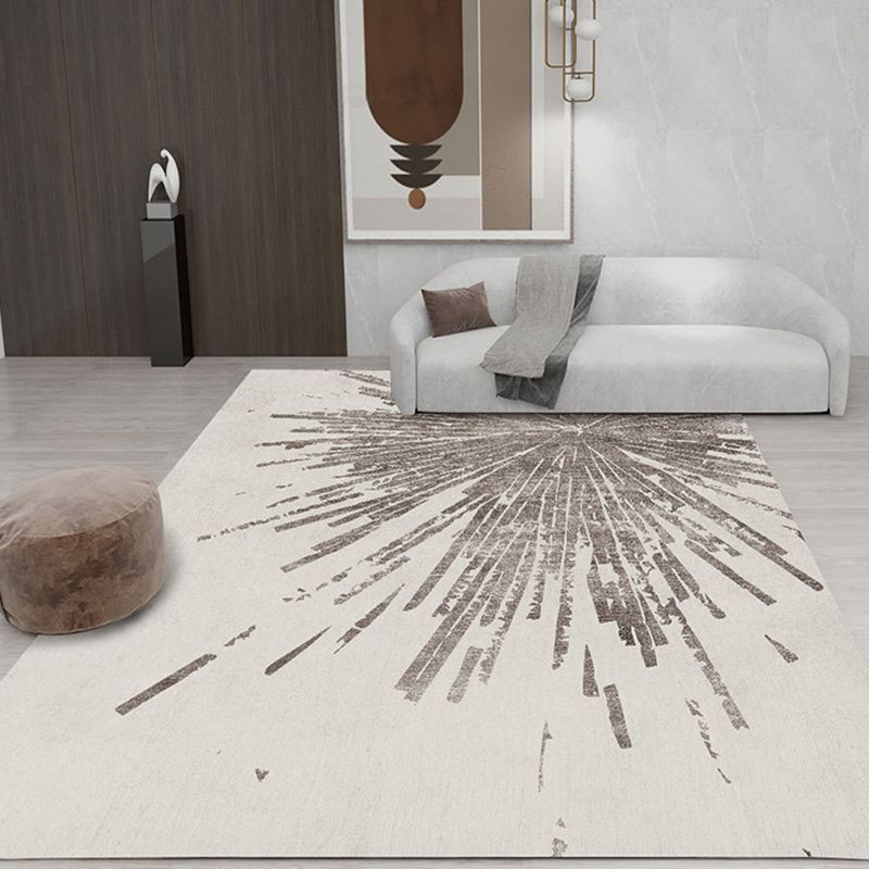 Simplicité Résumé Modèle tapis artistique Polyester Tapis sans glissement pour décoration intérieure