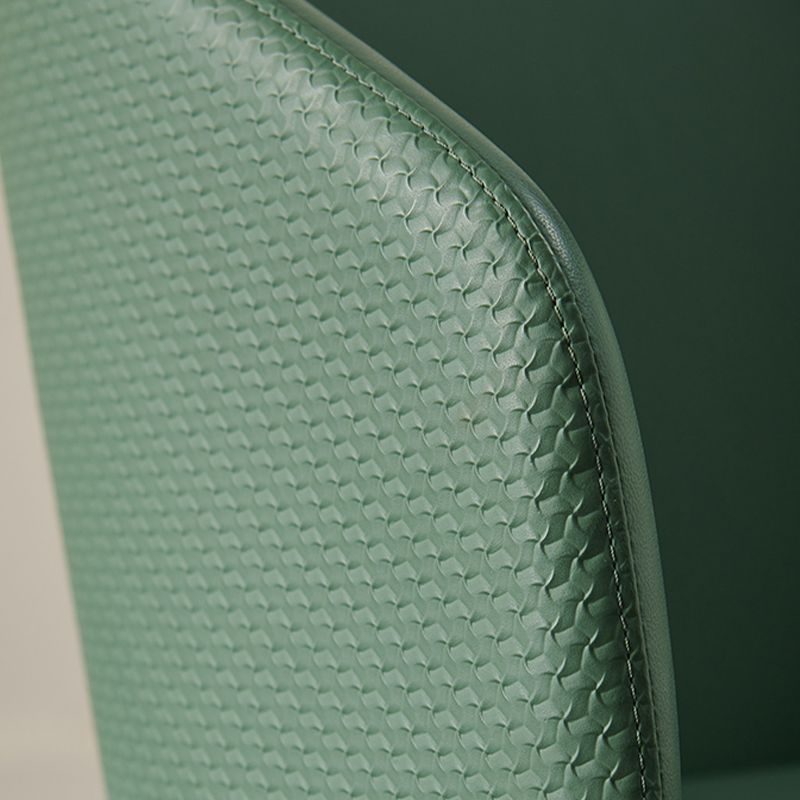 Modern Dining Chair with Metal Legs Upholstered Side Chair for Home