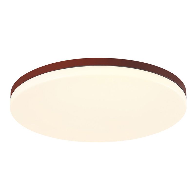 Simple Square Legno Flush Montaggio Soffitto Luce Fissaggio per Bedroom Living Room