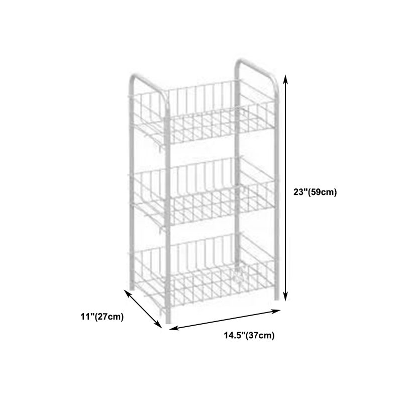 10.63"W Bookshelf Contemporary Style Bookcase for Study Room and Office