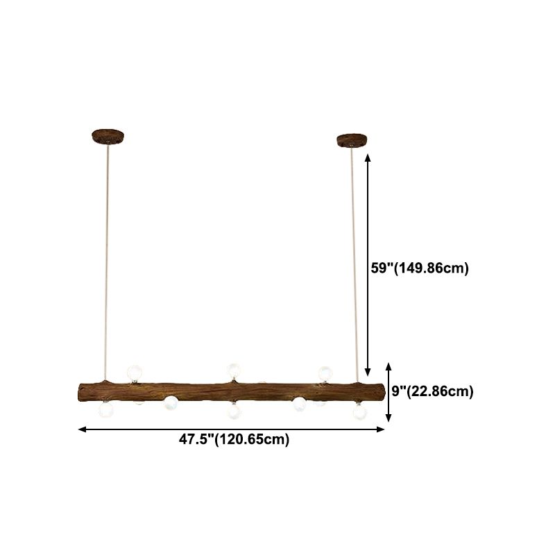 Glass Island Lighting Fixture Modern Style Pendant Lighting Fixture