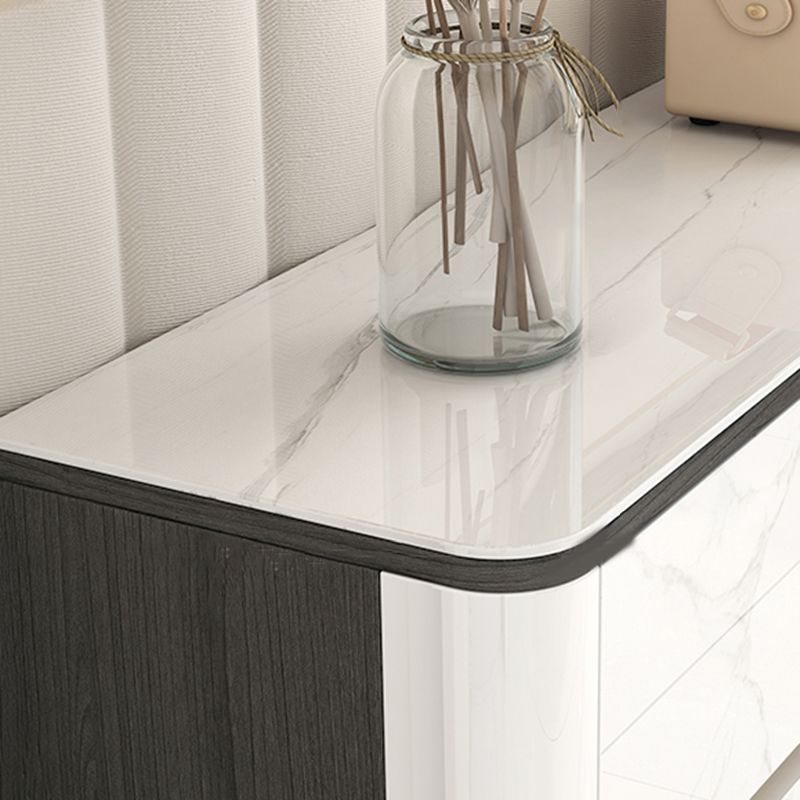 Stone Storage Chest Dresser Horizontal Storage Chest with 6 Drawers