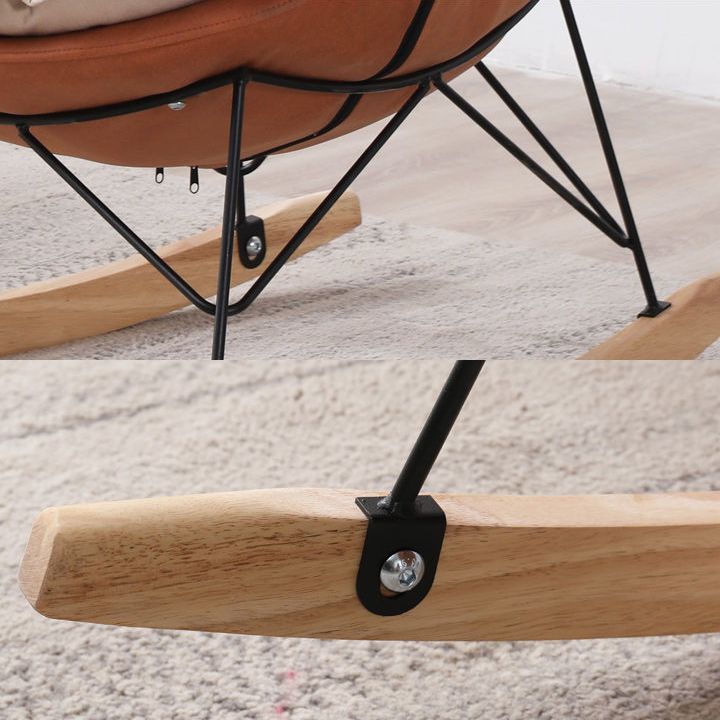 Nordic Light Luxury Single Rocking Sofa Chair Home Lounge Lazy Sofa Chair