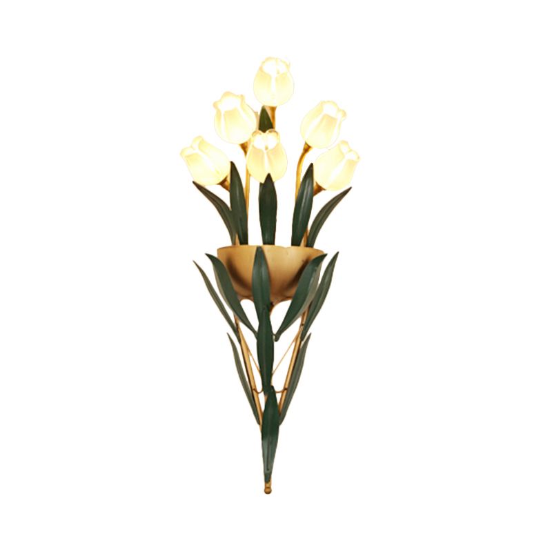 Kit di lampada da parete per bouquet di giglio