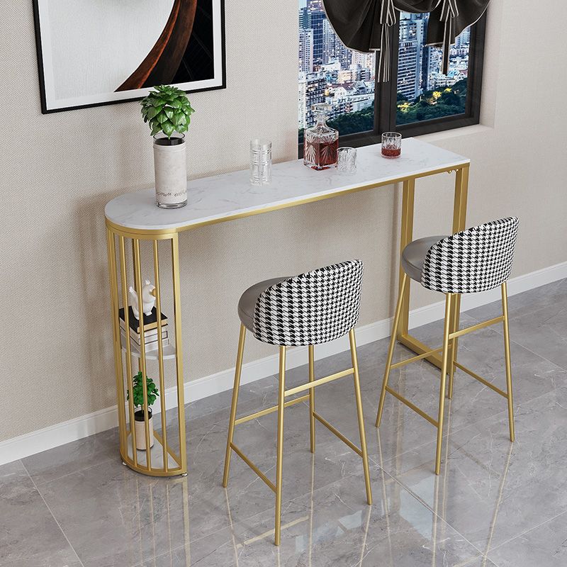 Living Room Stone Bistro Bar Desk Storage White Bistro Bar Height Cocktail Table