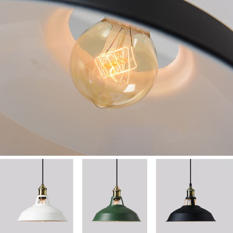 Luce a sospensione a sospensione per tonalità industriale nordico per il ristorante