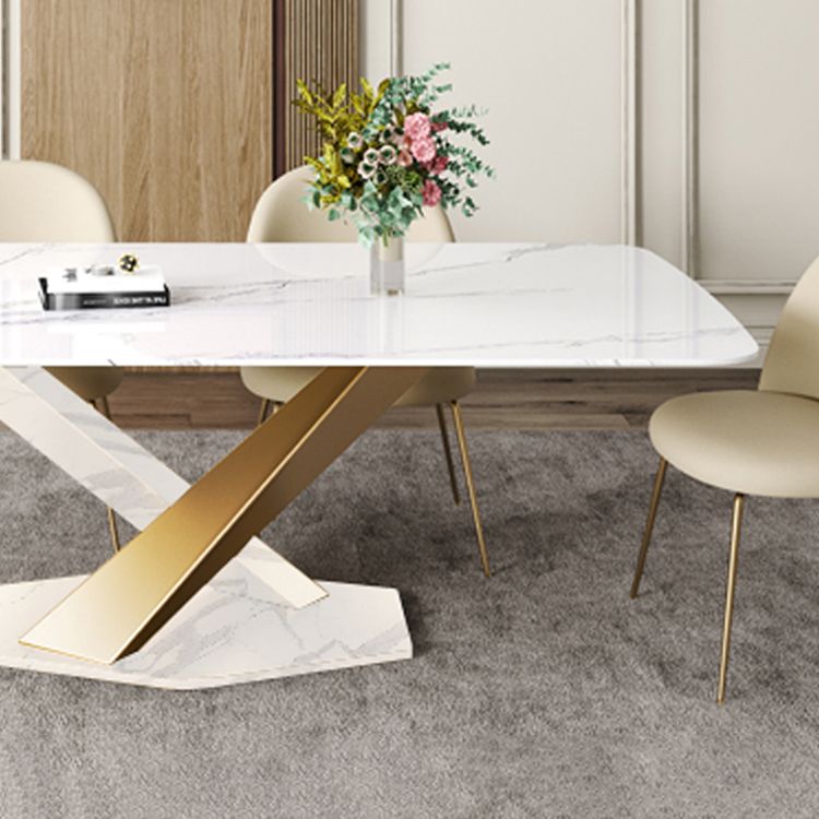 Glam 1/2/5/6/7 Pieces Table and Chair Set Sintered Stone Dining Table Set