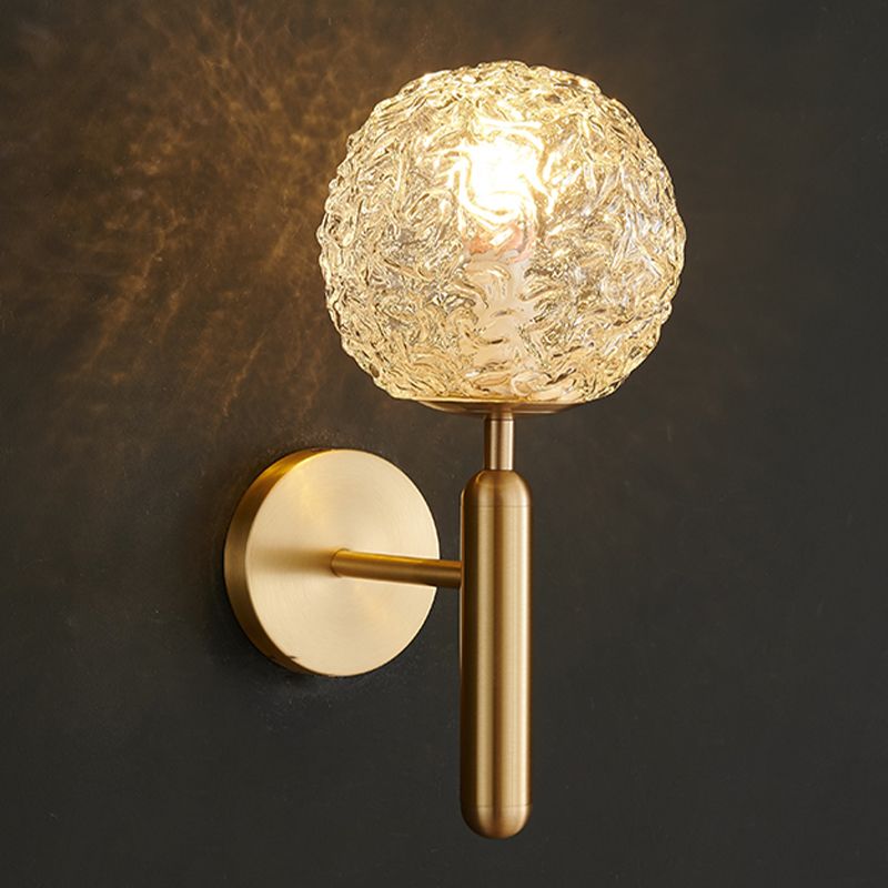 Modern Wall Light Sconce Creative Glass Wall Light Fixture for Bedroom