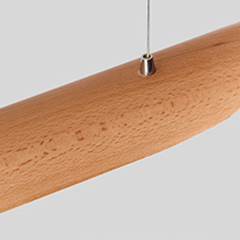 Ashwood Bar Shaped Island Lamp Nordic LED Pendant Lighting Fixture for Dining Room