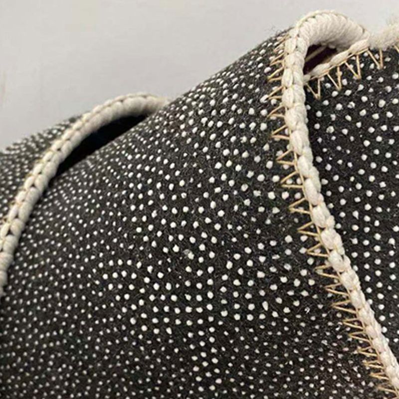 Apricot Tone Casual Rug Polyester Carpet Abstract Lines Indoor Rug Non-Slip Backing for Living Room