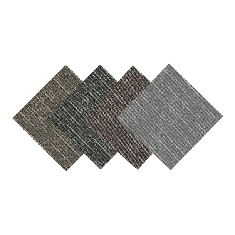 Modern Carpet Tiles Level Loop Fade Resistant Glue Down Carpet Tile