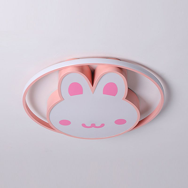 Plafonnier LED en forme de lapin, design moderne et Simple, luminaire décoratif d'intérieur, idéal pour un salon