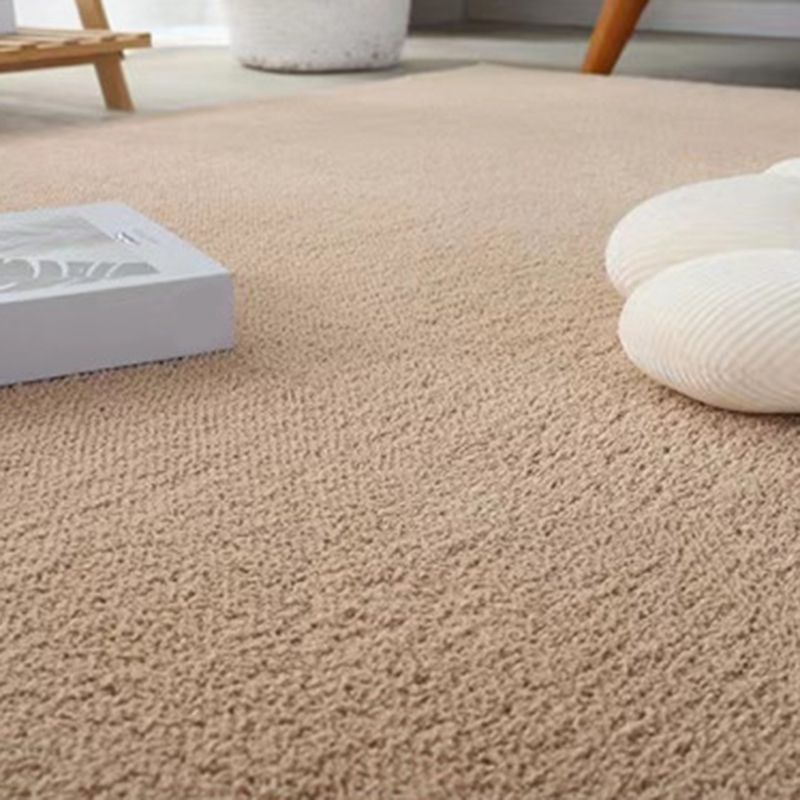 Tapis décontracté vert en Polyester, couleur Pure, pour l'intérieur, lavable, pour la décoration de la maison