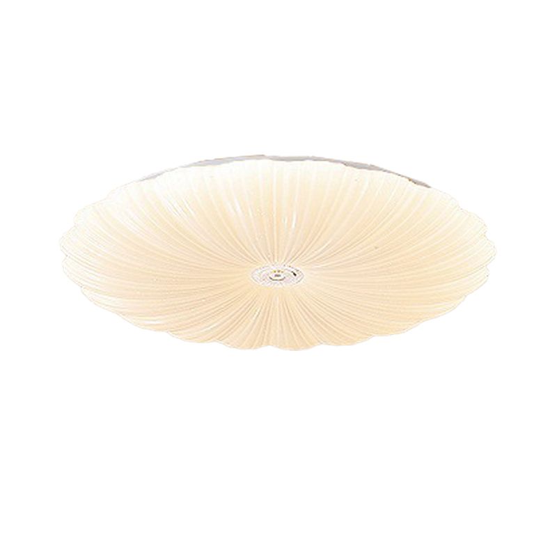 1 Light Circular Flush Light Contemporary Acrylic Flush Mount Lights for Bedroom