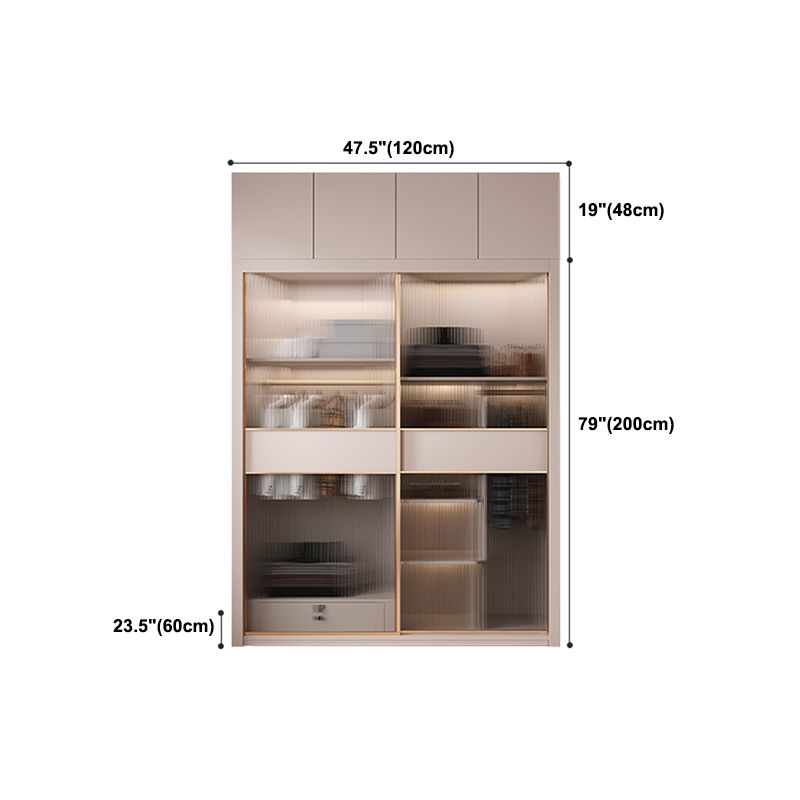 Sliding Wardrobe Closet With Drawer Contemporary Wardrobe Armoire