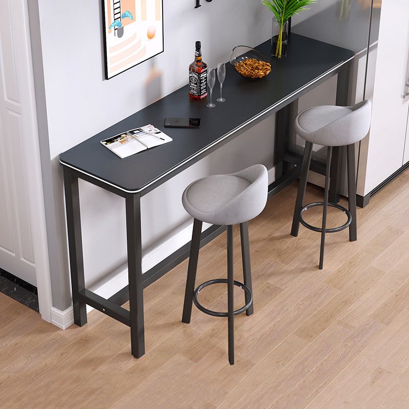 1/3/4/5 Pieces Wood Bar Table Set Matte Finish Modern Bar Set