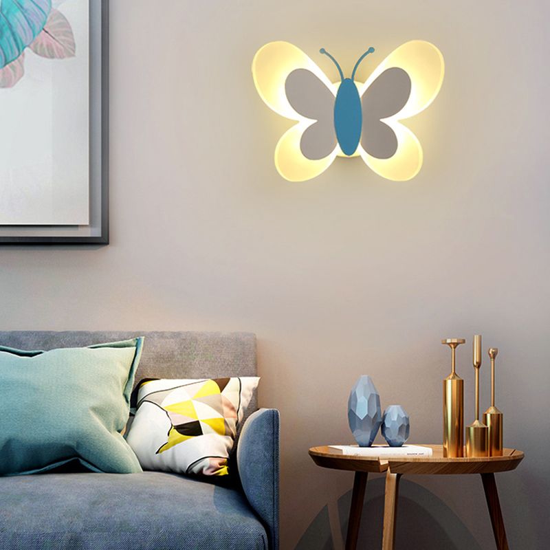 Modern Style Metallic Wall Light Creative LED Wall Light Sconce for Kids' Room
