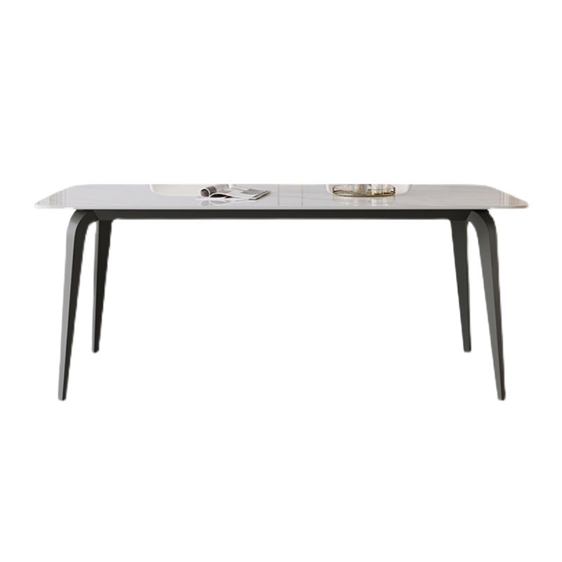 Modern 1/2/5/9 Pieces Rectangle Dining Set with Sintered Stone Table Dinette Set