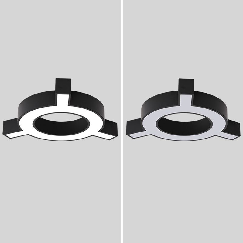 Molekulare Deckenleuchte, Neuheit, nordische schwarze LED-Unterputzleuchte für Büro