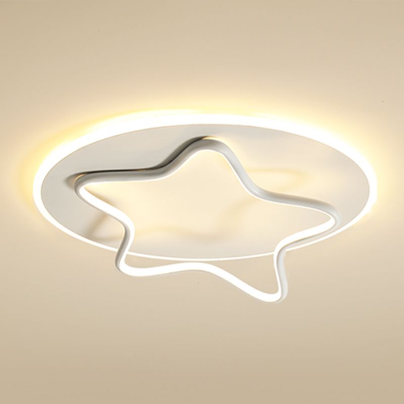 Geometria Forma Soffitto Fissaggio Moderno Stile Metallo 2 Luce Soffitto Flush