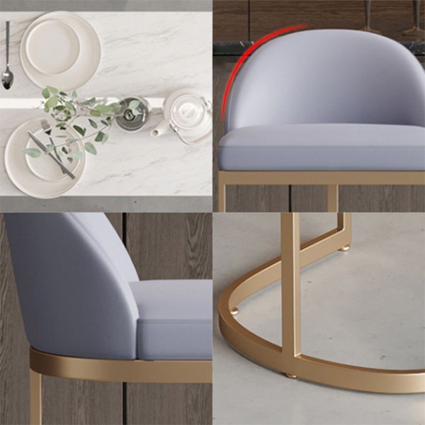 1/5 Pieces Glam Bar Table Set Rectangle Bistro Set with White Faux Marble Top