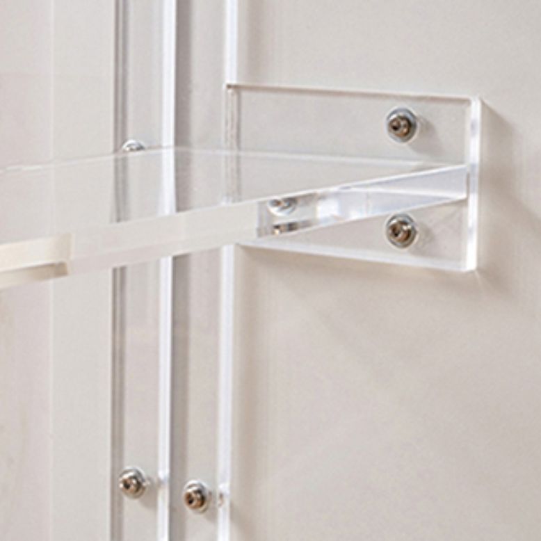 1/2/5/7 Pieces Modern Sintered Stone Top Dining Acrylic Base Set for Home