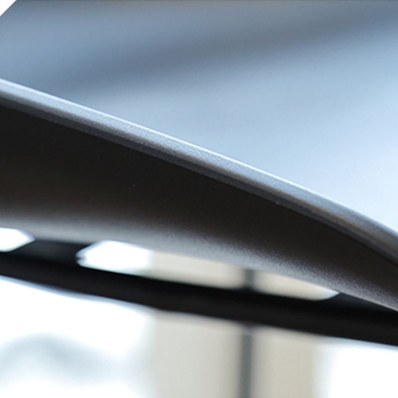 Contemporary Plastic Armless Bar Stool Low Back Bar Height Stool with Metal Frame