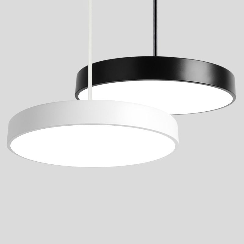 Circolare Flush Monte Light Fixtures Moderno Acrilico Flush Light
