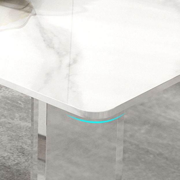 Modern 1/2/5/7 Pieces Dining Set Rectangle Stone Dining Table for Dining Room