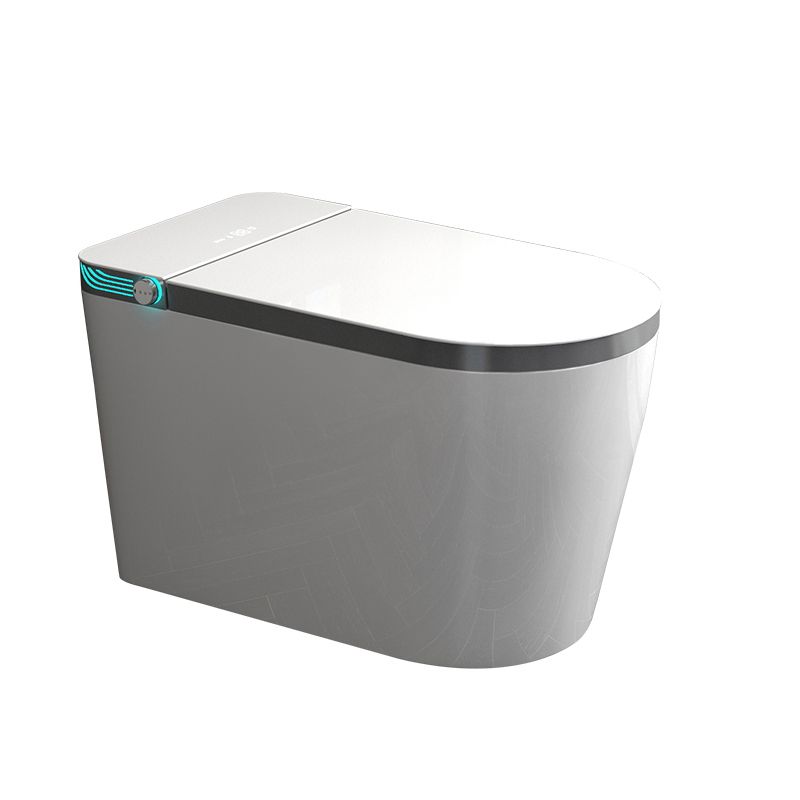 Modern Floor Mounted Flush Toilet Siphon Jet Toilet Bowl with Slow Close Seat for Washroom