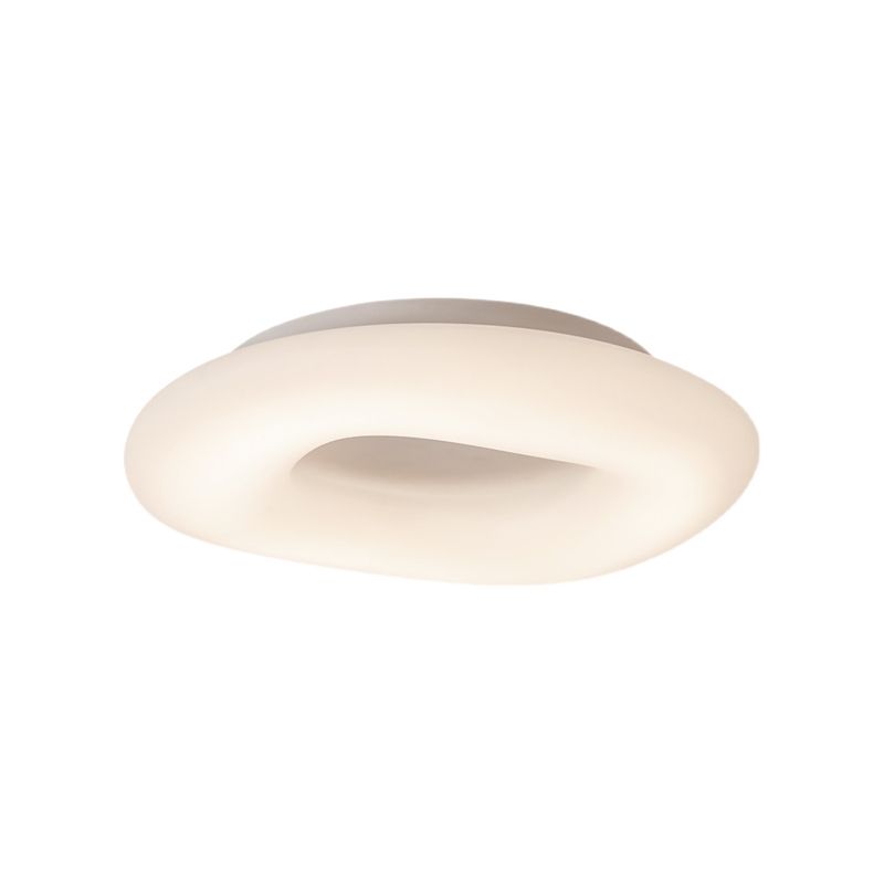 Plafonnier LED circulaire de Style nordique, luminaire décoratif de plafond, idéal pour une chambre à coucher