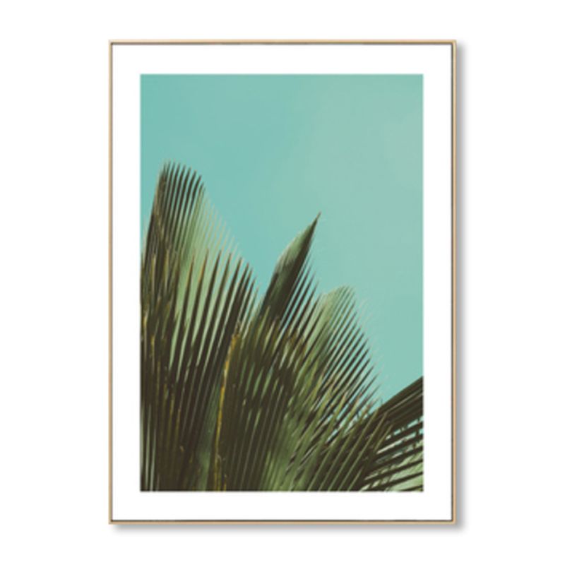 Photograph Plant Wall Art Light Color Country Style Canvas Print for Living Room