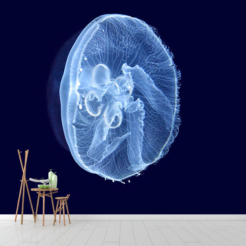 Stunning Wall Mural Jellyfish Patterned Sitting Room Wall Mural