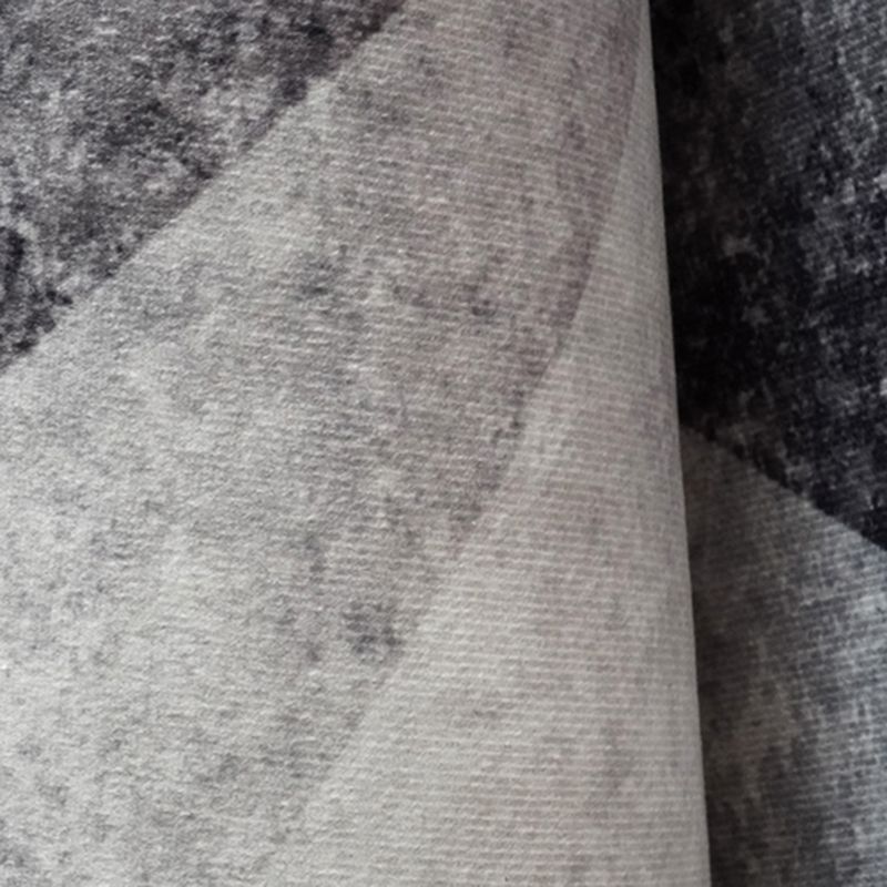 Relaxing Geometric Pattern Rug Polyester Area Carpet Stain Resistant Indoor Rug for Living Room