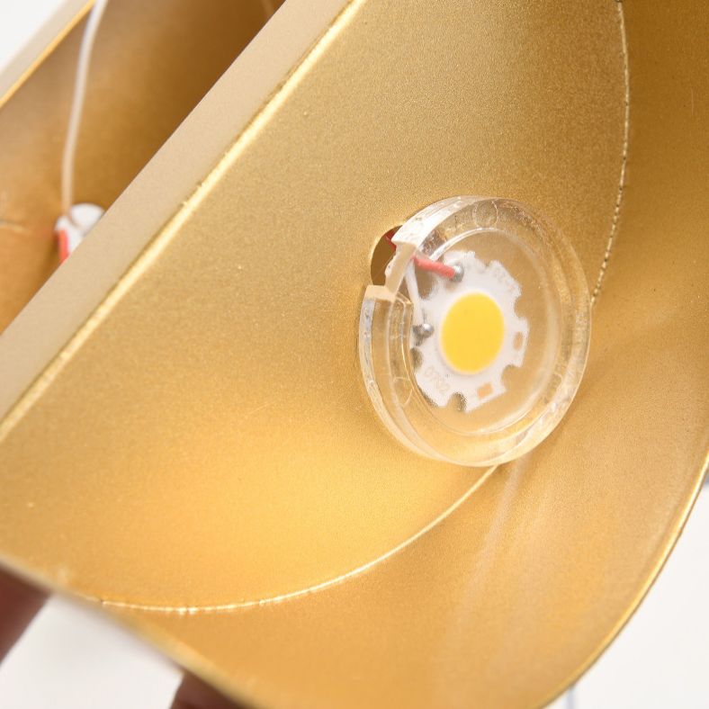 Lámpara de pared de lujo posmoderna de forma de arco moderna para sala de estar para sala de estar