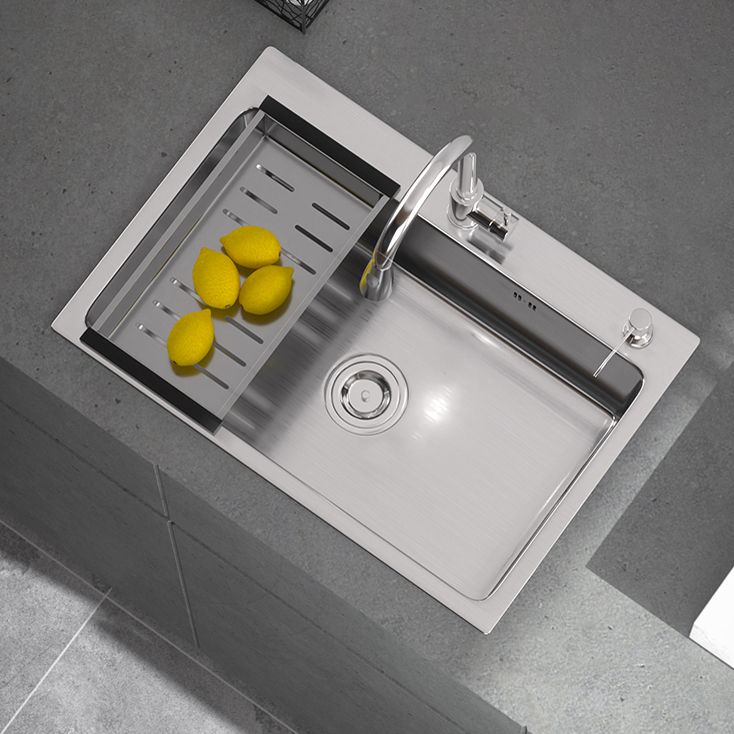 Modern Single Bowl Kitchen Sink Stainless Steel Kitchen Sink with Rectangle Shape