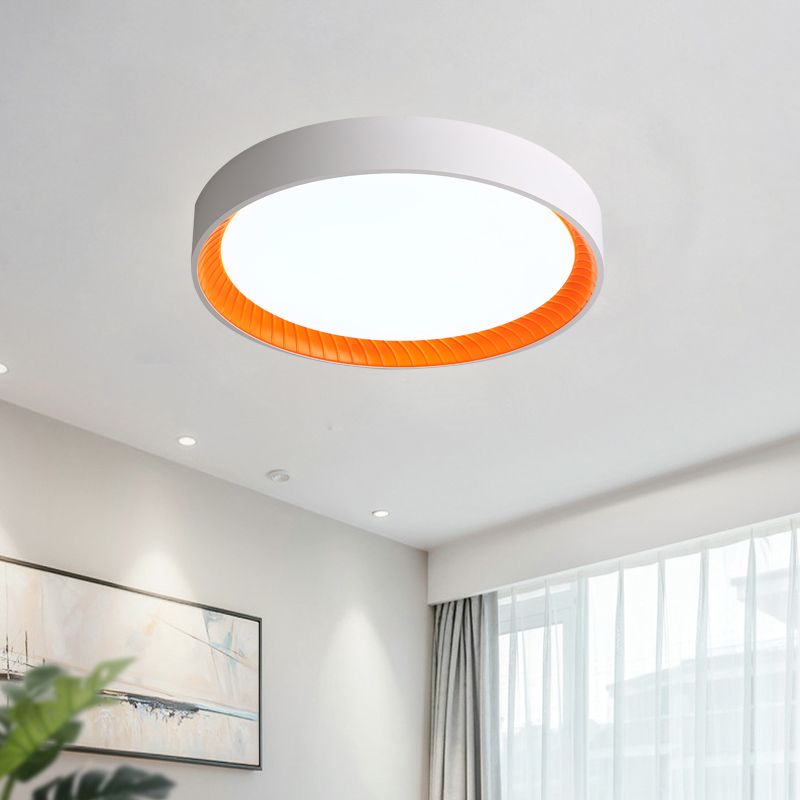 Modern LED Flush Mount Light Acrylic Shade Ceiling Lamp for Living Room Meeting Room