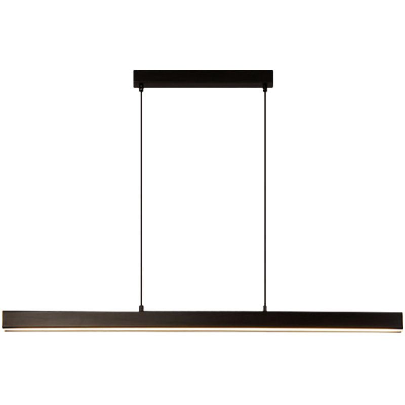 Long Linear Island Lampe Nordic Modern Style Led Kronleuchter für Esszimmer