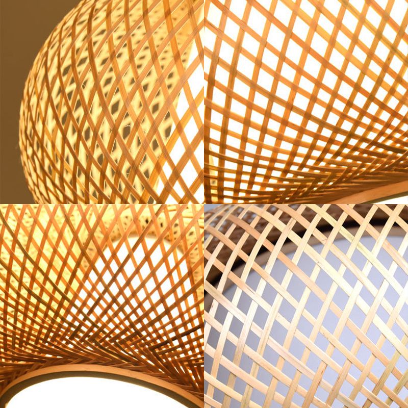 Holzlaternenform Pendelleuchte moderne Style 1 Leichte Hängelampe für Tea Room