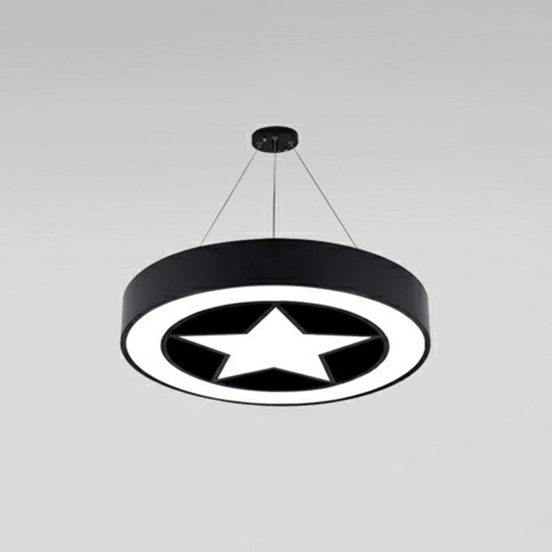 Minimalistische cirkelvormige kroonluchter verlichting Acryl vergaderruimte LED HANDER LICHT