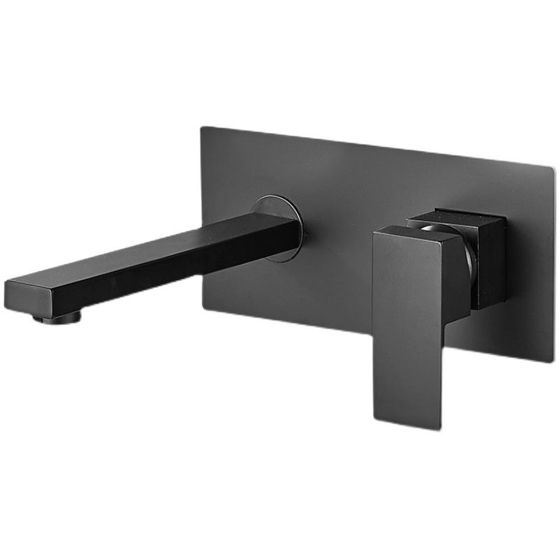 Low Arc Wall Mounted Bathroom Knob Handle Faucet Lavatory Faucet