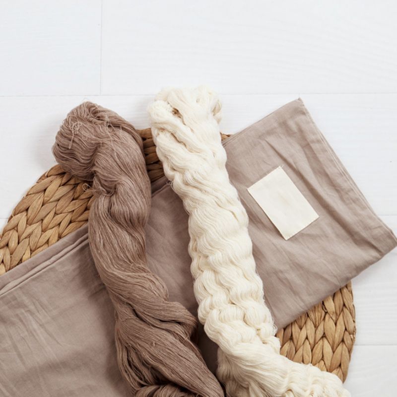 Fitted Sheet Cotton Solid Color Fade Resistant Non-Pilling Fitted Sheet