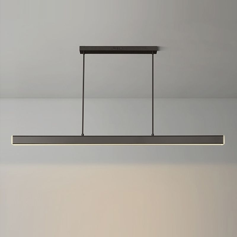 Simplicity LED Island Lighting Fixtures Dining Room Long Strip Hanging Lamp