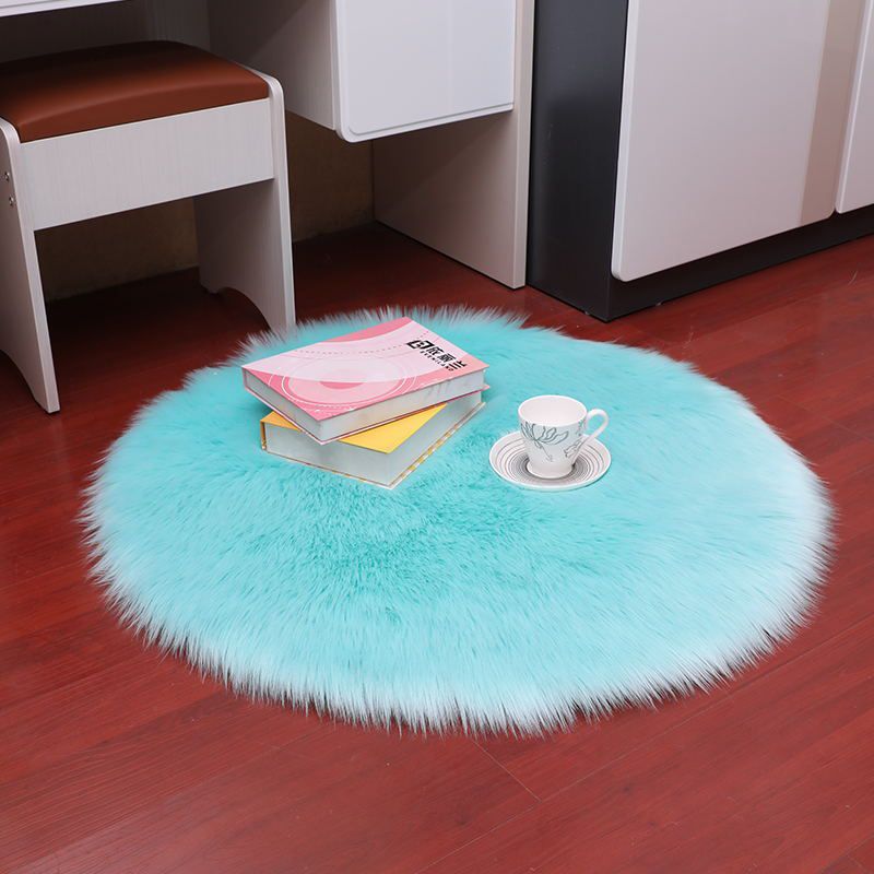 Chapage de couleur de couleur unis en peluche moderne blanc